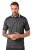 JAY-PI Quickdry Two-Tone Golf Poloshirt Black - Polos - Polos homme grande taille