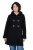 Ulla Popken 829347 Duffle-coat Noir - Manteaux - Manteaux femme grande taille