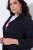Ulla Popken 829575 Veste Bleu marine - Vestes - Vestes femme grande taille