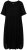 Ulla Popken 829837 Robe en lin mélangé à manches courtes Noir - Robes d'été - Robes d'été grande taille