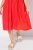 Ulla Popken 829837 Robe en lin mélangé à manches courtes Rouge - Robes d'été - Robes d'été grande taille