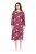 Ulla Popken 830151 Robe fleurie Rose - Robes maxi - Robes maxi grande taille