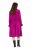 Ulla Popken 830615 Robe à manches longues et volants Lilas - Robes midi - Robes midi grande taille