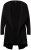 Ulla Popken 830749 Blazer ouvert plissé à larges revers Noir - Blazers - Blazers grande taille pour femme
