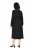 Ulla Popken 831004 Robe mi-longue à manches longues Noir - Robes maxi - Robes maxi grande taille