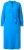 Ulla Popken 831004 Robe mi-longue à manches longues et col V Bleu roi - Robes midi - Robes midi grande taille