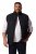 Men+ 578 Gilet matelassé à col montant Bleu marine - Vestes - Vestes Homme Grandes Tailles