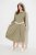 Ulla Popken 831963 Robe à manches longues Gris - Robes maxi - Robes maxi grande taille
