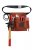 JP1880 832565 Ceinture à outils en cuir extra-long Marron foncé - Ceintures à outils - 