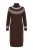 Ulla Popken 832670 Robe en maille imprimée à col roulé Multicolore - Robes - Robes pour toutes les tailles