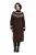 Ulla Popken 832670 Robe en maille imprimée à col roulé Multicolore - Robes - Robes pour toutes les tailles