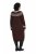 Ulla Popken 832670 Robe en maille imprimée à col roulé Multicolore - Robes - Robes pour toutes les tailles