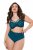 Ulla Popken 832864 Strings en dentelle Pétrole - Culottes - 