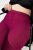 Ulla Popken 833718 Legging collant en dentelle Rouge baie - Collants & chaussettes - 