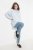 Ulla Popken 833718 Legging collant en dentelle Pétrole - Collants & chaussettes - 