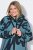 Ulla Popken 833977 Manteau technique Turquoise - Manteaux - Manteaux femme grande taille