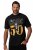 JP1880 AC/DC Graphic Band T-Shirt Black - T-shirts - T-shirts Homme Grande Taille