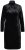 Ulla Popken 834234 Robe en velours à col roulé Noir - Robes de soirée - Robes de soirée grande taille