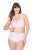 Ulla Popken 834307 Culotte gainante en dentelle Rose - Lingerie gainante - 