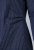 Ulla Popken 834371 Robe sweat rayée Bleu marine - Robes sweat - 
