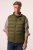 Boston Park 460 Gilet matelassé à col montant Vert olive - Vestes - Vestes Homme Grandes Tailles