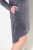 Ulla Popken 834550 Robe à manches longues et capuche Anthracite - Robes sweat - 