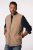 JP1880 834734 Gilet canvas Beige foncé - Vestes - Vestes Homme Grandes Tailles