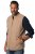 JP1880 834734 Gilet canvas Beige foncé - Vestes - Vestes Homme Grandes Tailles