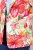 Ulla Popken 835230 Blazer fleuri en coton Rouge - Blazers - Blazers grande taille pour femme