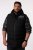Men+ 442 Gilet matelassé à capuche et imprimé Noir - Vestes - Vestes Homme Grandes Tailles