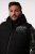 Men+ 442 Gilet matelassé à capuche et imprimé Noir - Vestes - Vestes Homme Grandes Tailles