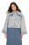 Ulla Popken 835486 Veste en jean à manches larges Bleu denim - Vestes - Vestes femme grande taille