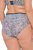 Ulla Popken 835633 Culottes à imprimé animal Anthracite - Culottes - 