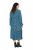Ulla Popken 835713 Robe fleurie Bleu marine - Robes maxi - Robes maxi grande taille