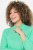 Ulla Popken 835720 Robe en maille trapèze à manches 3/4 Pétrole - Robes en maille - 
