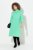 Ulla Popken 835720 Robe en maille trapèze à manches 3/4 Pétrole - Robes en maille - 