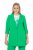 Ulla Popken 836165 Blazer long à manches 3/4 Vert - Blazers - Blazers grande taille pour femme