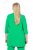 Ulla Popken 836165 Blazer long à manches 3/4 Vert - Blazers - Blazers grande taille pour femme