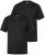 Men+ 299 T-shirt col V Noir lot de 2 - T-shirts - T-shirts Homme Grande Taille