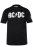 JP1880 AC/DC Classic Logo Band T-Shirt Black - T-shirts - T-shirts Homme Grande Taille