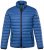 Boston Park 638 Veste matelassée bellyfit à col montant Bleu cobalt - Vestes - Vestes Homme Grandes Tailles