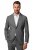 JP1880 Rimini Flexnamic Blazer en jersey rayé Gris foncé - Costumes - Costumes grandes tailles 