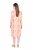 Ulla Popken 836739 Robe en lin mélangé fleurie Blanc - Robes d'été - Robes d'été grande taille