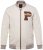 JP1880 836786 Veste college avec écusson Blanc cassé - Vestes - Vestes Homme Grandes Tailles