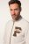 JP1880 836786 Veste college avec écusson Blanc cassé - Vestes - Vestes Homme Grandes Tailles