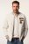 JP1880 836786 Veste college avec écusson Blanc cassé - Vestes - Vestes Homme Grandes Tailles