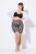 Ulla Popken 836803 Panty anti-frottement fleuri Noir - Panties anti-frottement - 