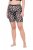Ulla Popken 836803 Panty anti-frottement fleuri Noir - Panties anti-frottement - 