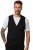 JP1880 New York Flexnamic Gilet en jersey Noir - Costumes - Costumes grandes tailles 