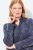 Ulla Popken 837069 Robe fleurie Bleu marine - Robes midi - Robes midi grande taille